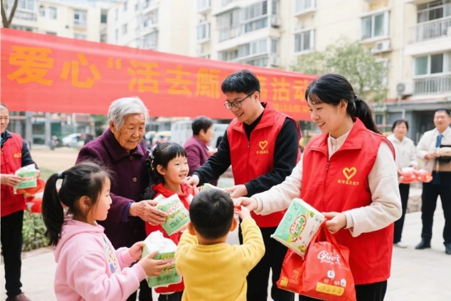 得主参与公益活动